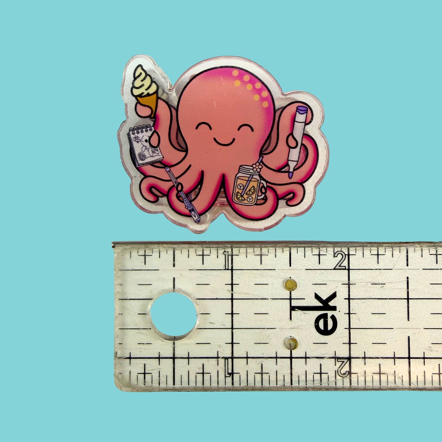Coloring Octopus Page Clip
