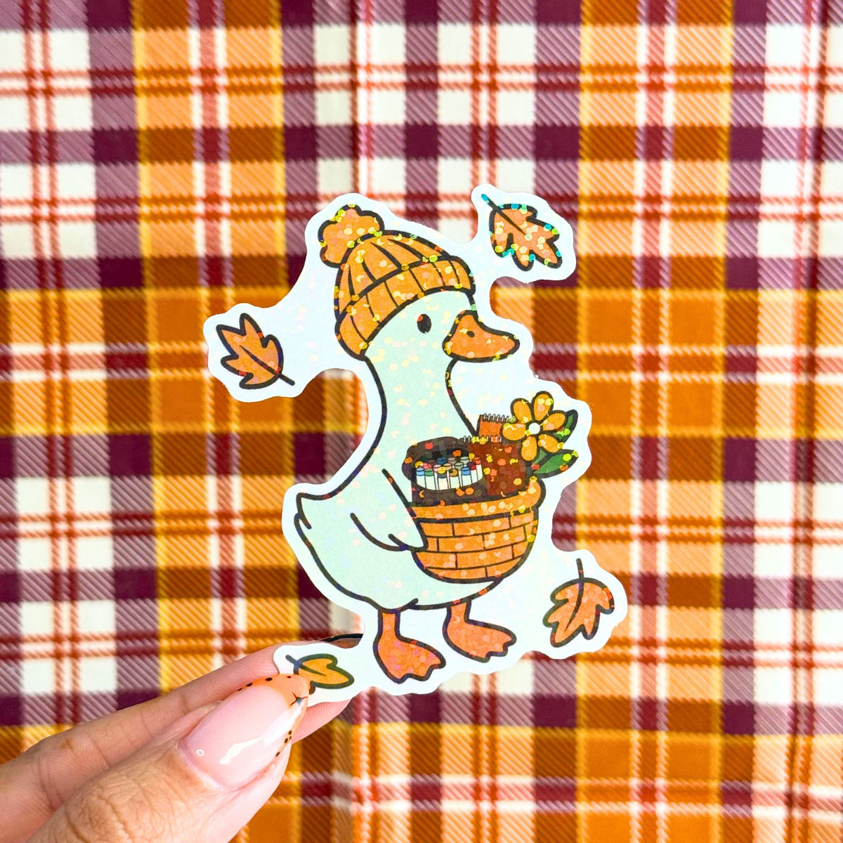 Coloring Goose Sticker