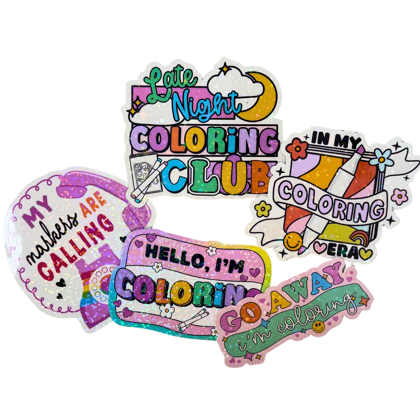 Late Night Coloring Club Sticker Pack