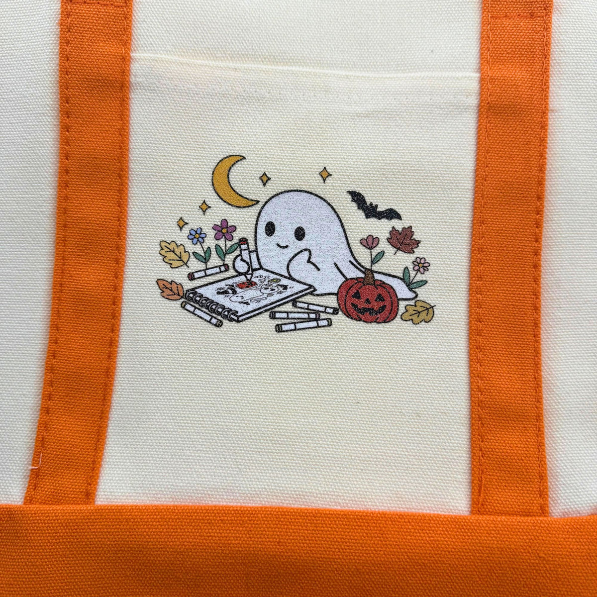 Ghost Coloring Mini Tote Bag