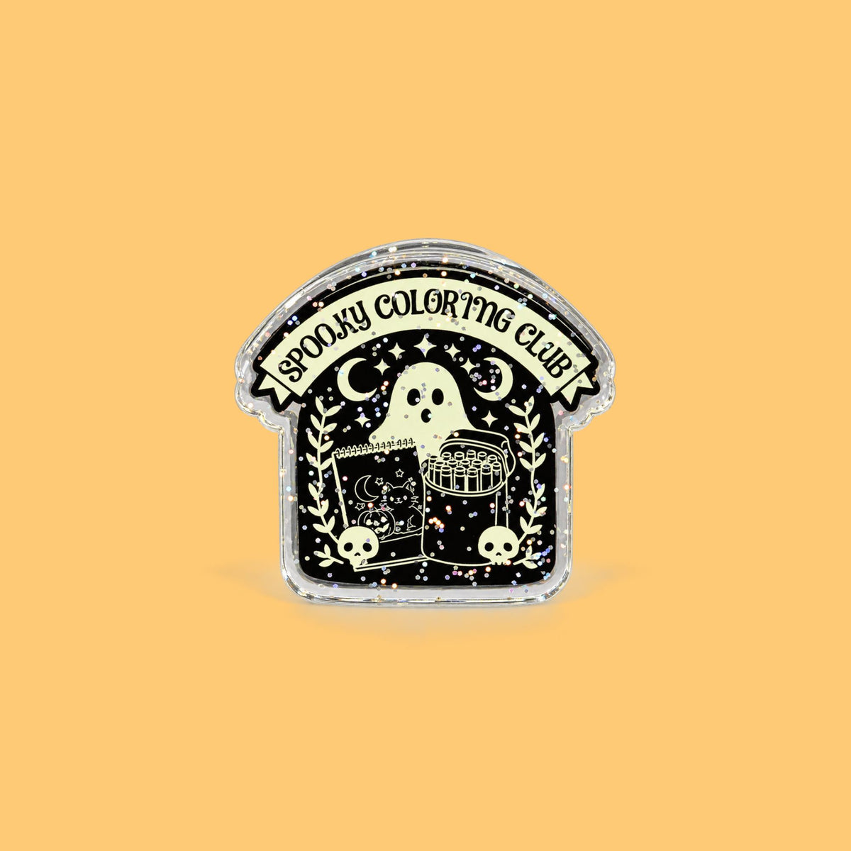 Spooky Coloring Club Page Clip