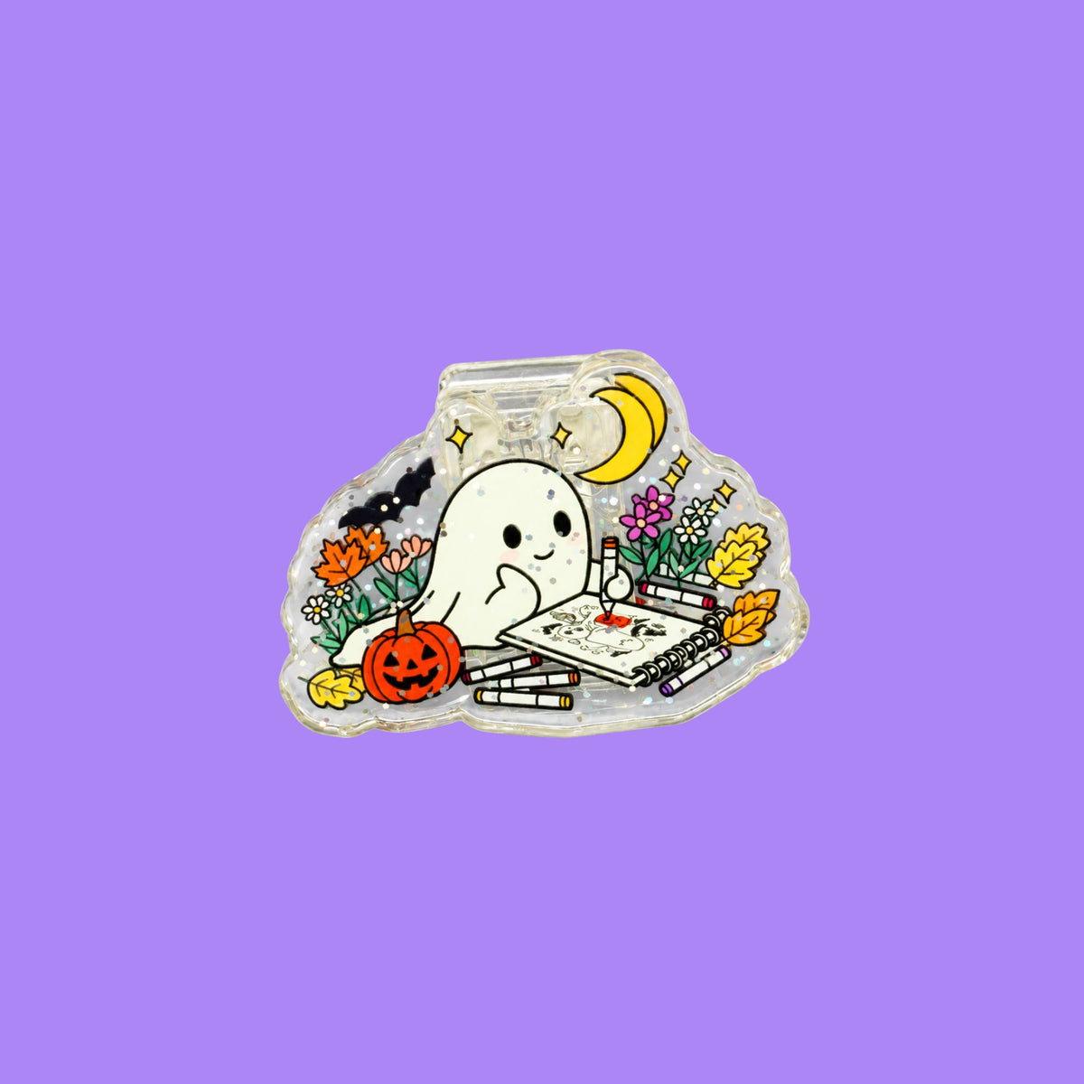 Coloring Ghost Page Clip