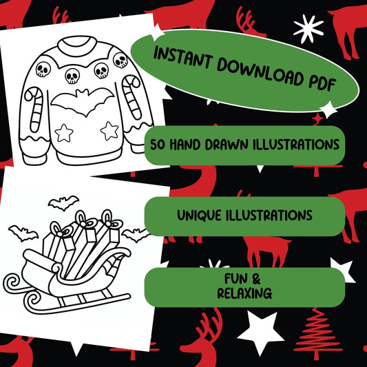 Seaon's Creepings PDF Coloring Book