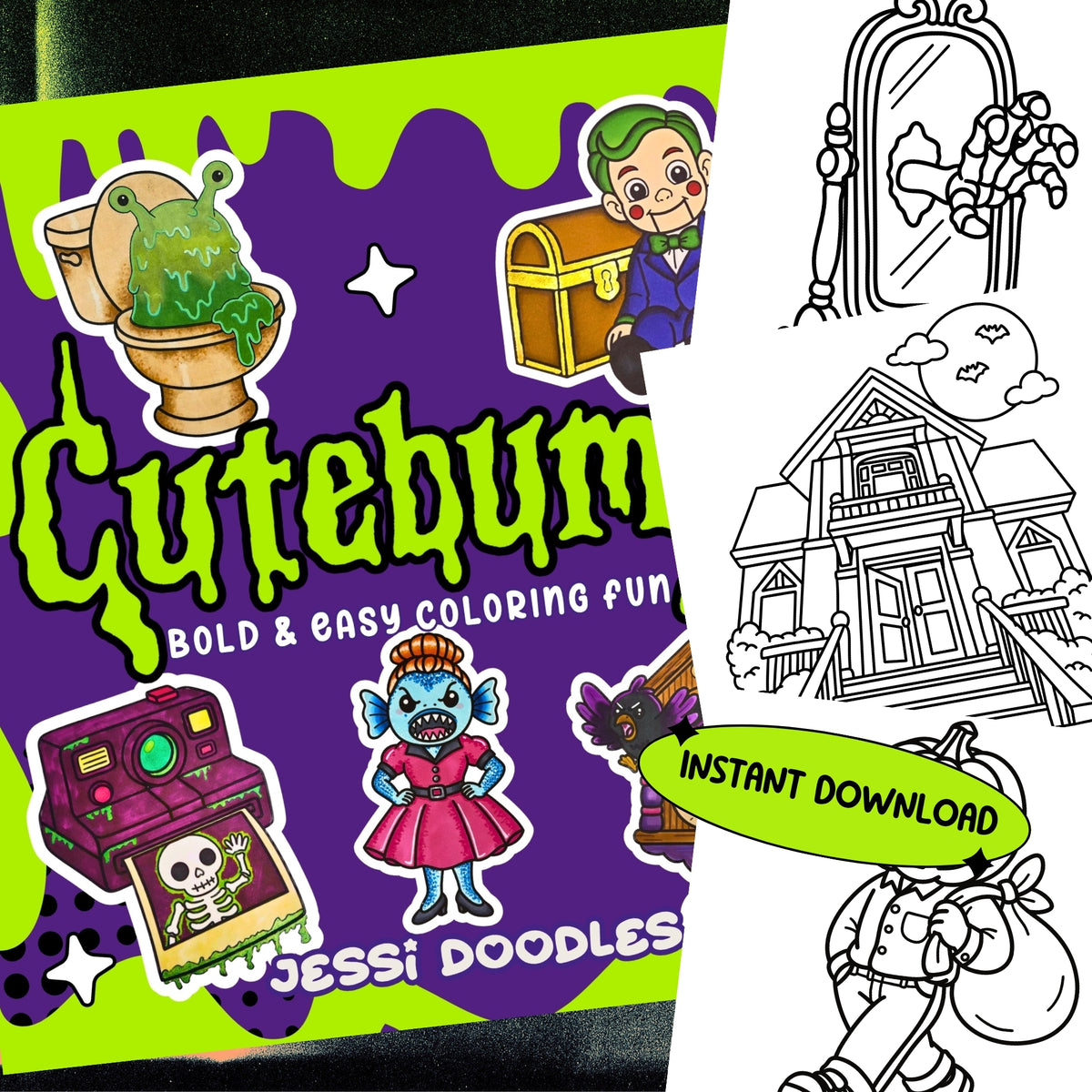 Cutebumps PDF Coloring Book