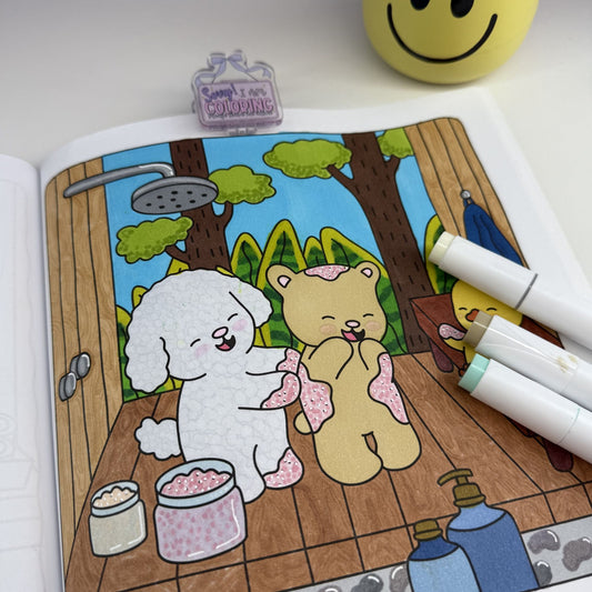 Sorry I am Coloring Page Clip