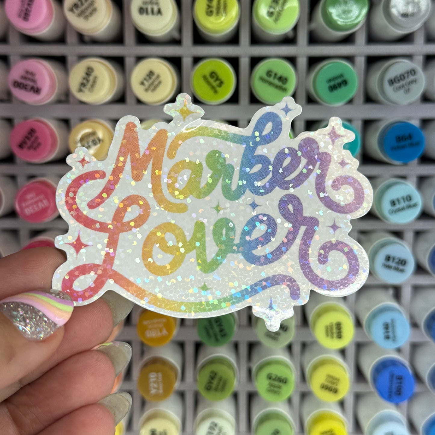 Marker Lover Sticker