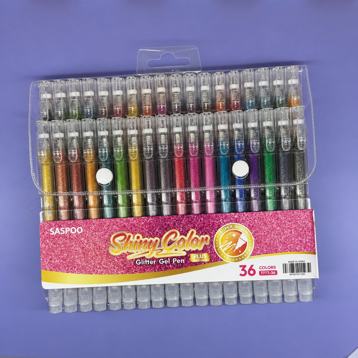 SASPOO Glitter Gel Pens – 36 Colors