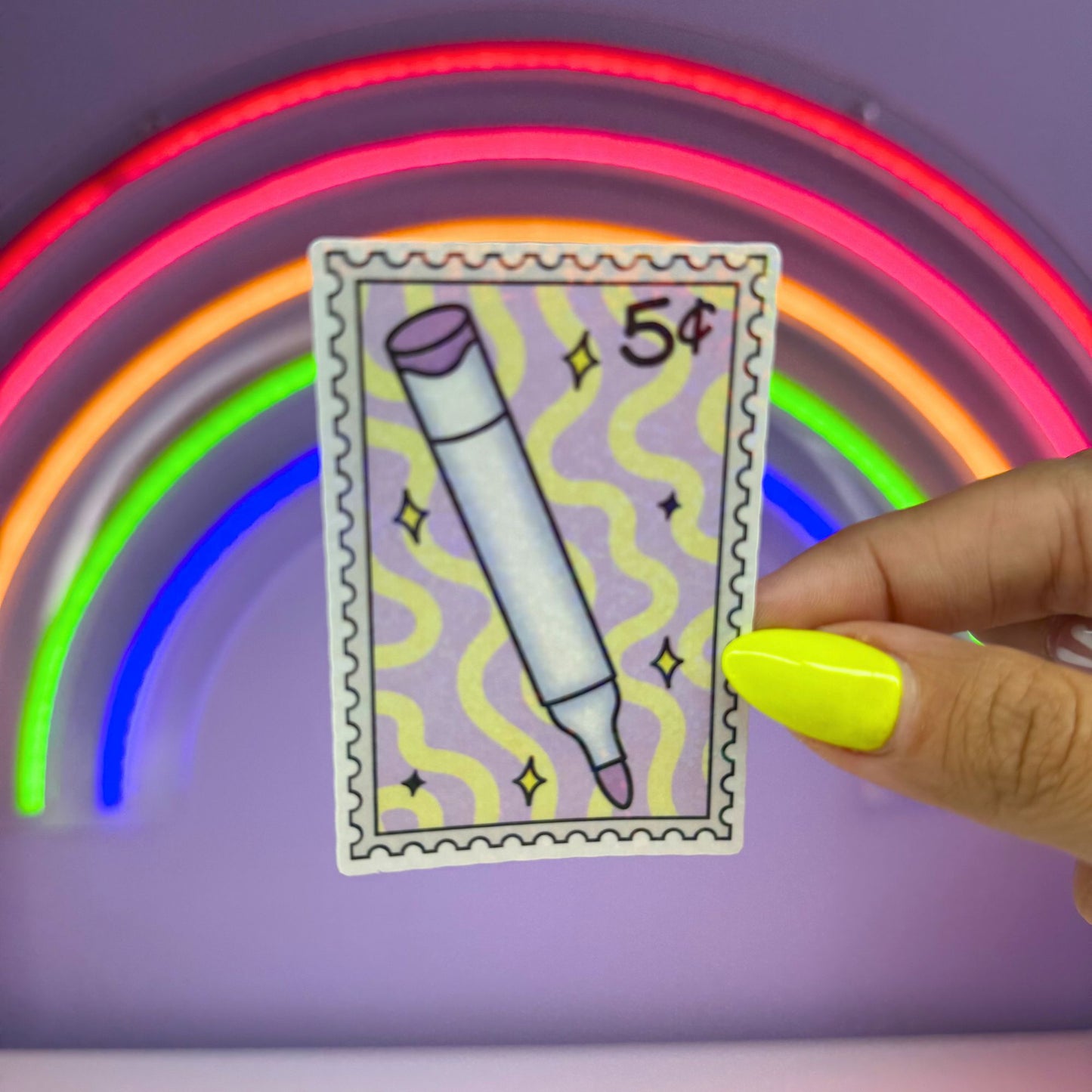 Marker Stamp Sticker