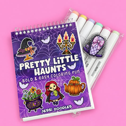 Pretty Little Haunts Mini Coloring Bundle