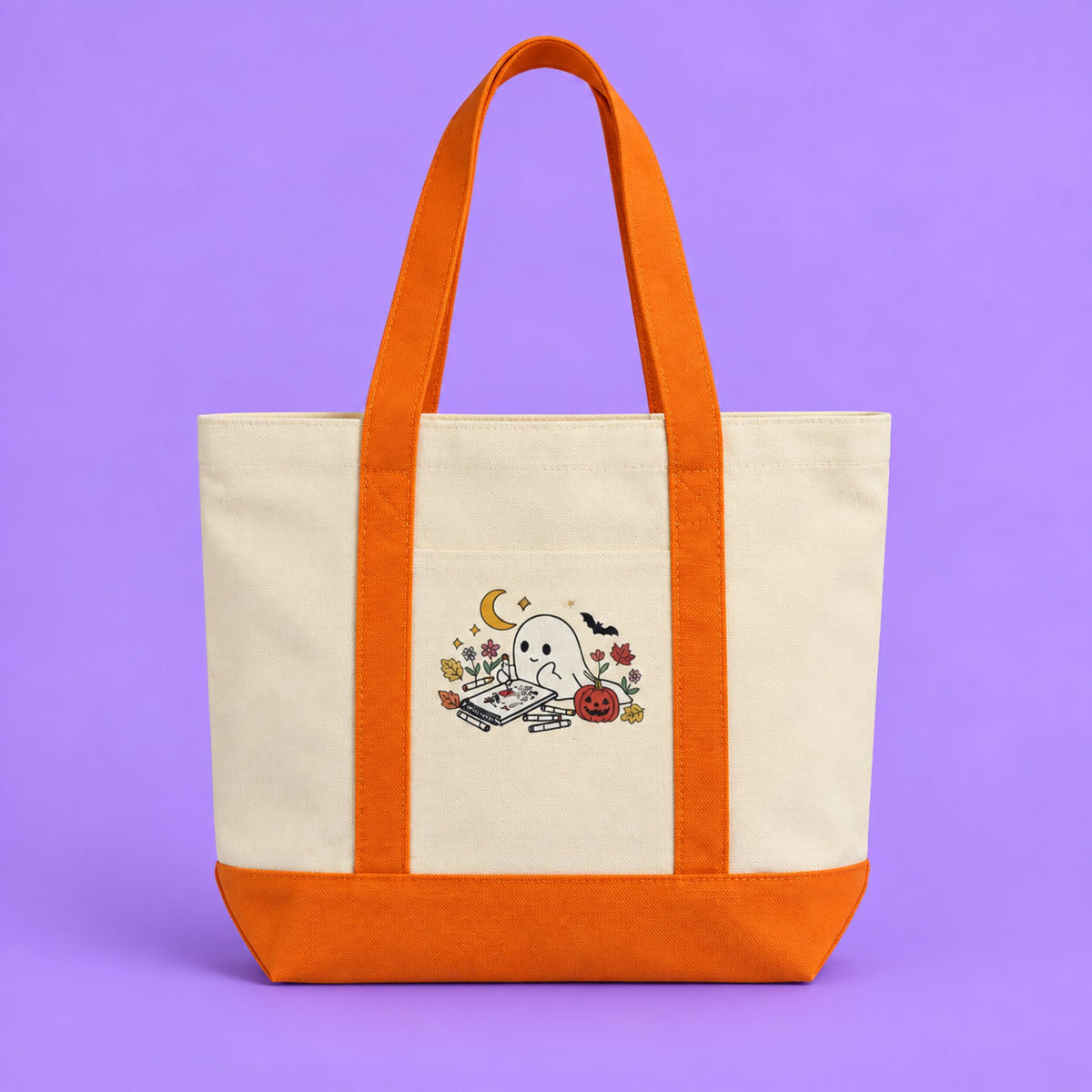 Ghost Coloring Mini Tote Bag