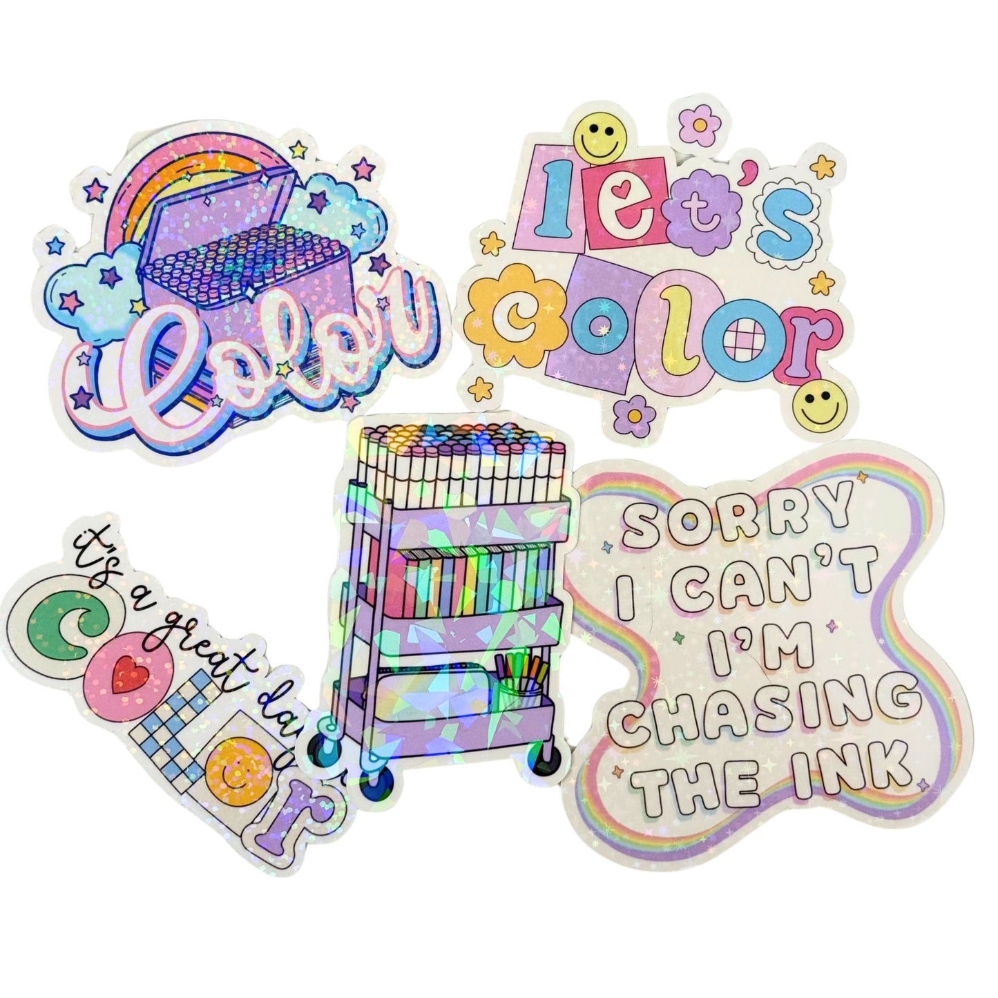 Let's Color Sticker Pack