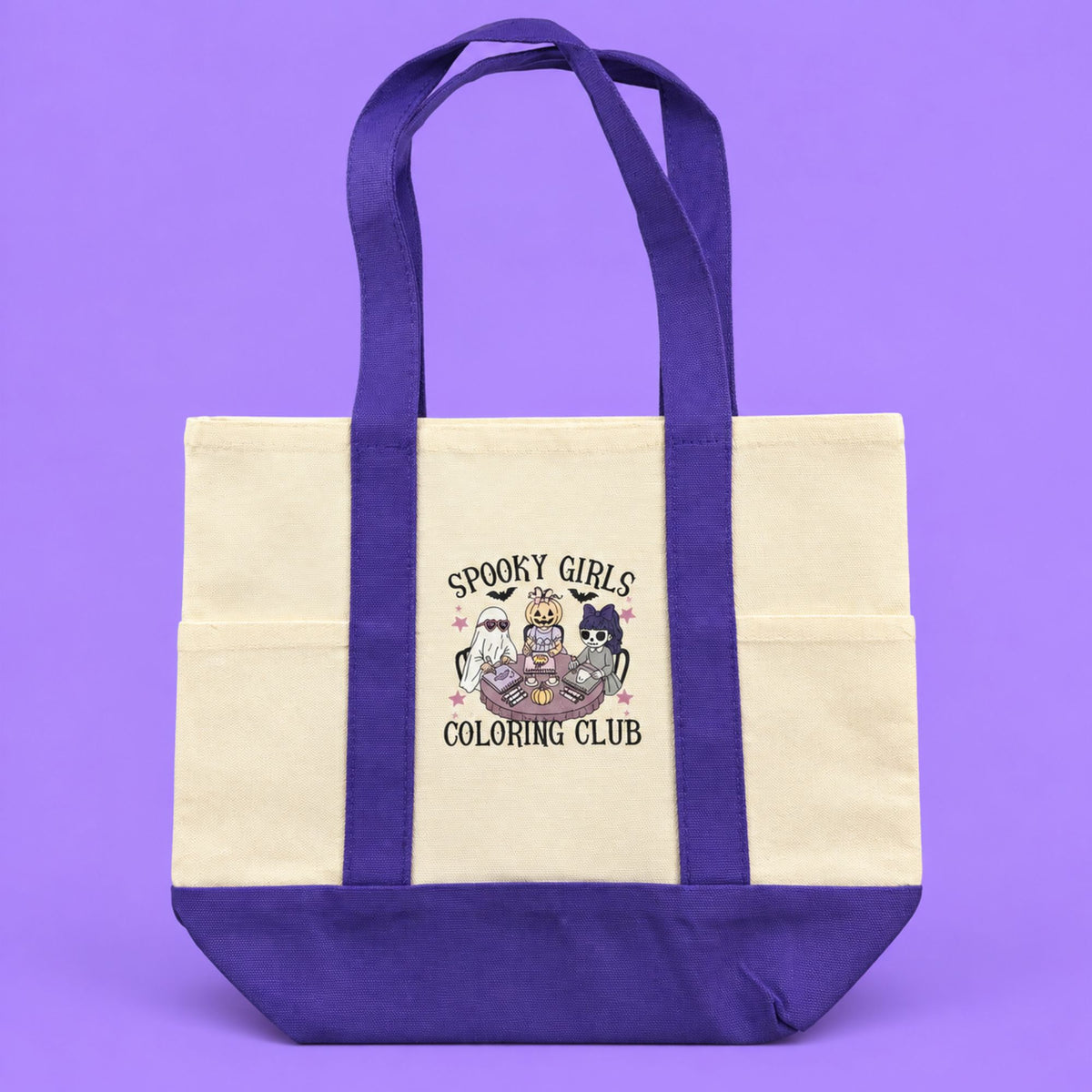 Spooky Girls Coloring Club Mini Tote Bag