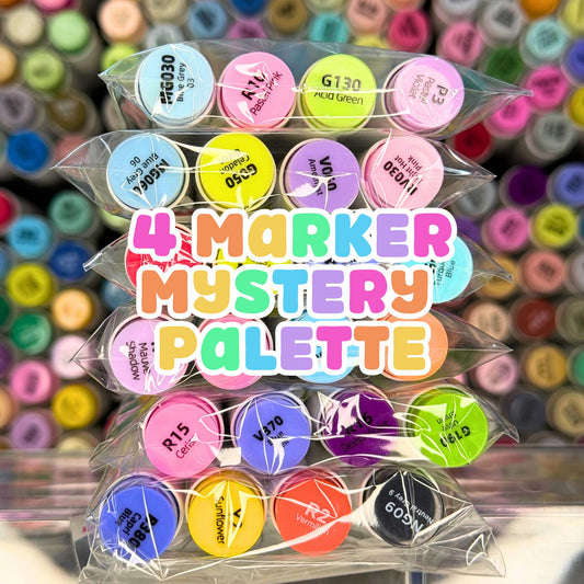 4 Marker Mystery Pack
