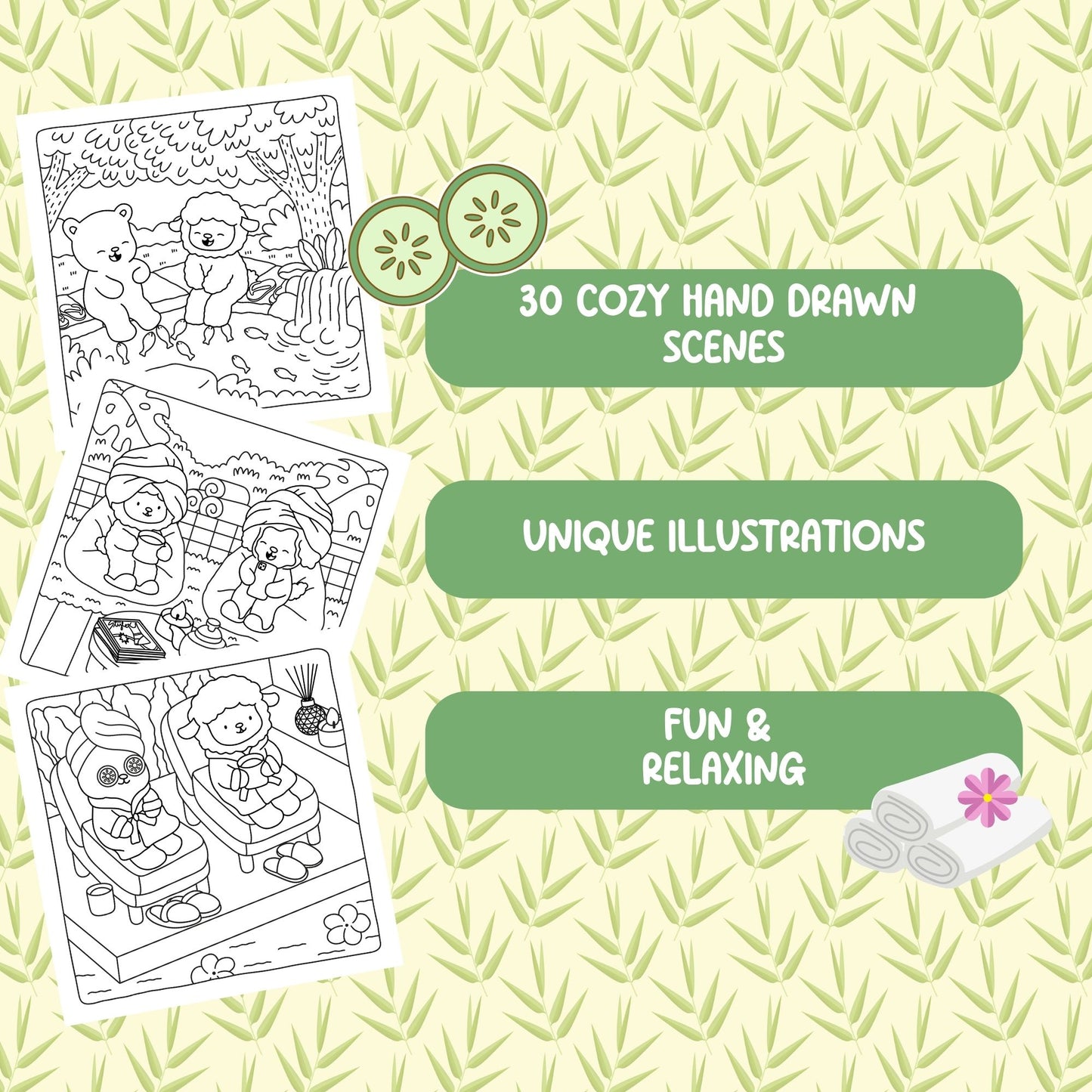 Cozy Spa Day (Spiral Version)