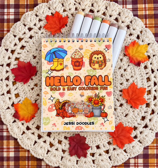 Hello Fall Mini Coloring Bundle