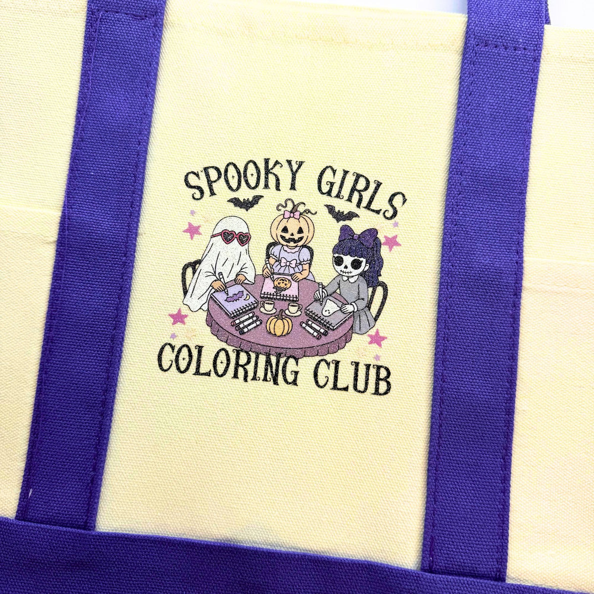 Spooky Girls Coloring Club Mini Tote Bag