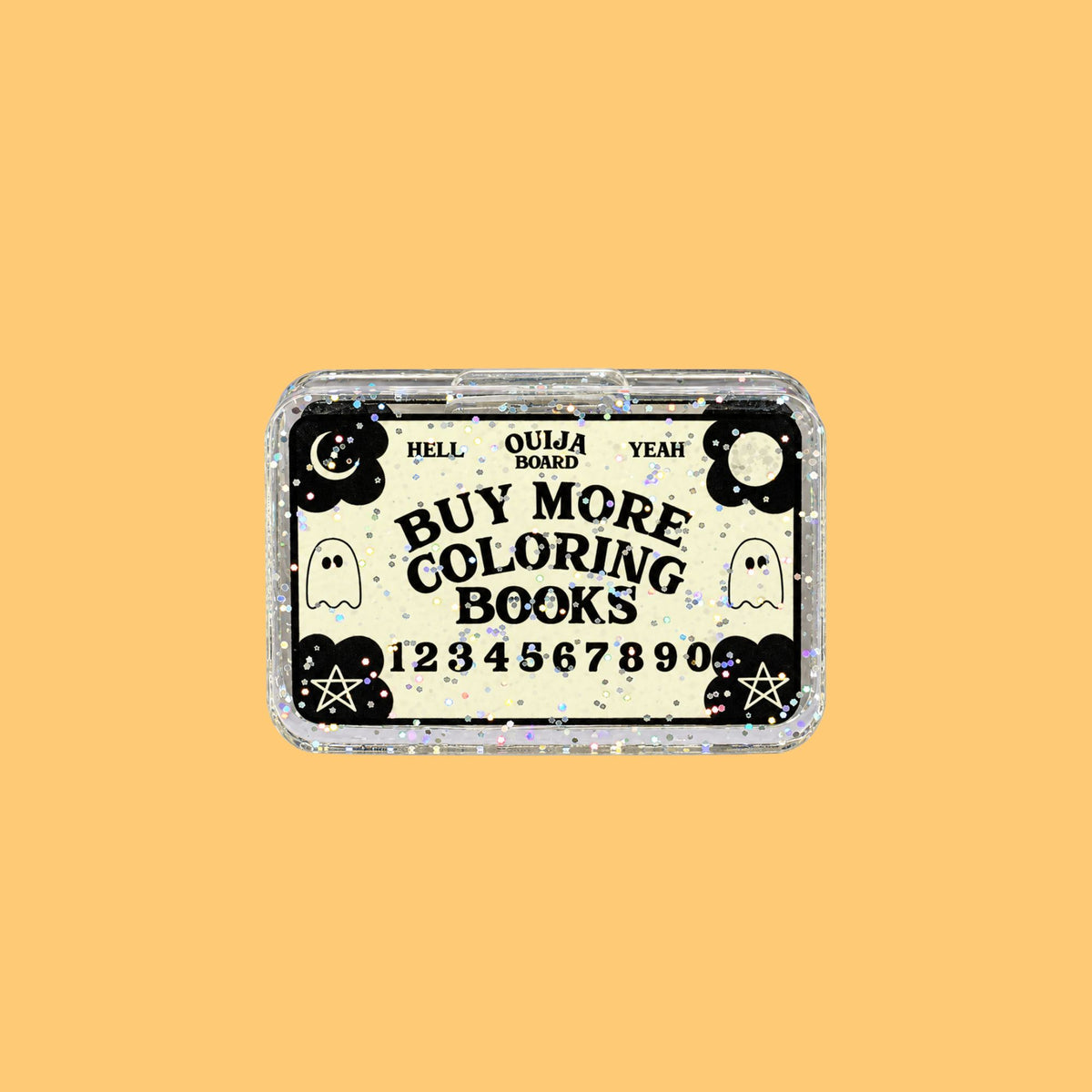 Ouija Board Glitter Page Clip