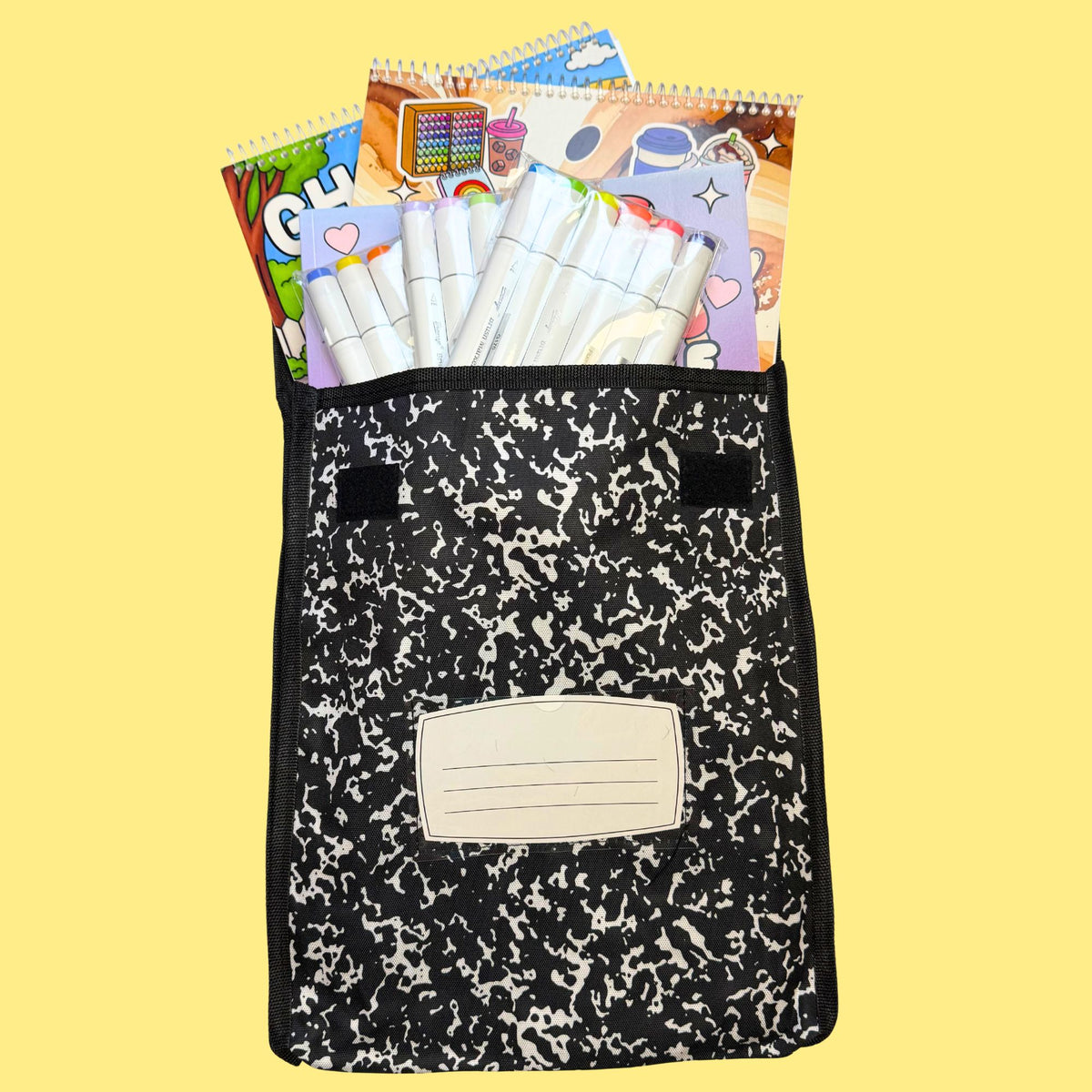 Composition Notebook Coloring Book Carry Bag