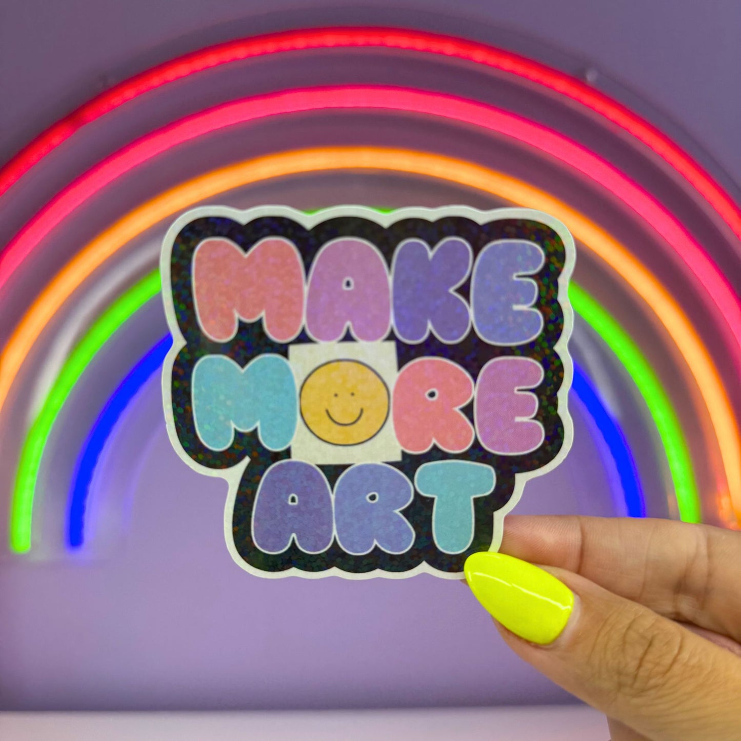 Make More Art Sticker