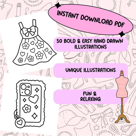 Sweet Style PDF Coloring Book