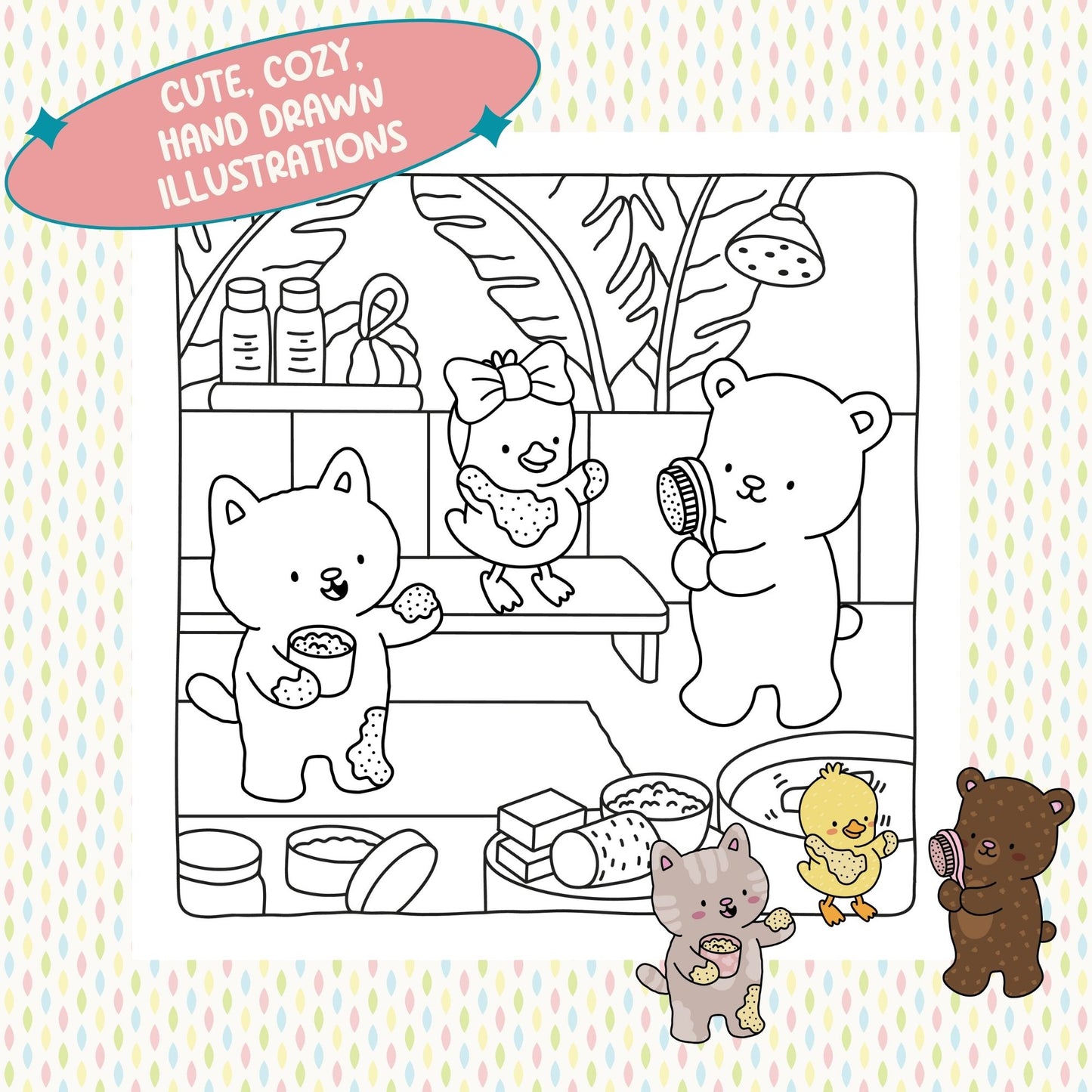 Cozy Spa Day (Spiral Version)