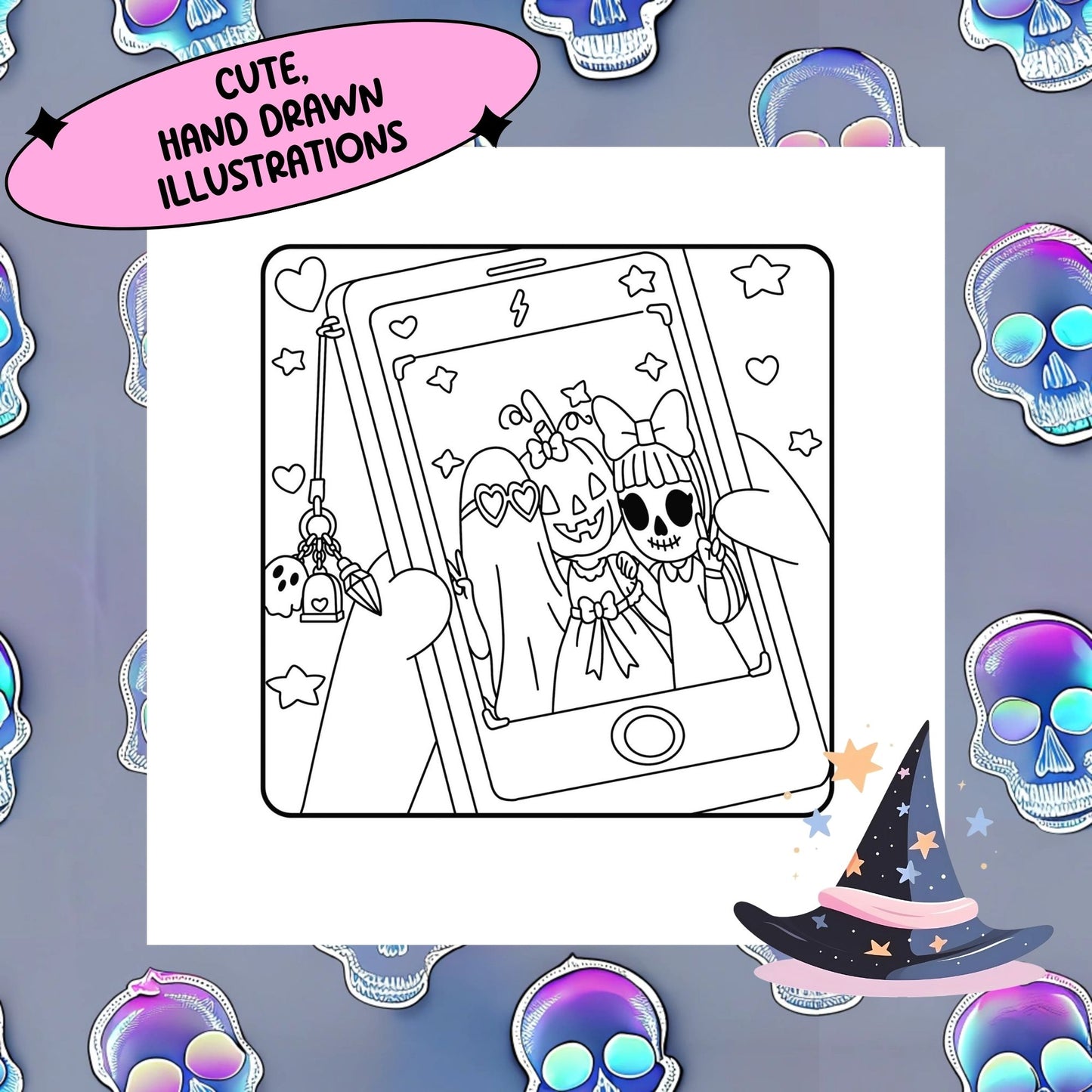 Ghoul's Day PDF Coloring Book