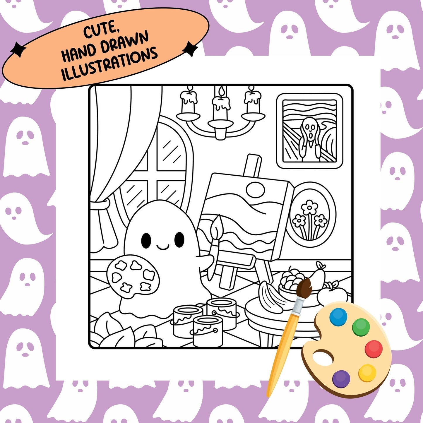 Spooky Days PDF Coloring Book