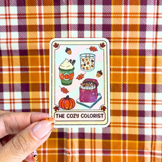 The Cozy Colorist Sticker