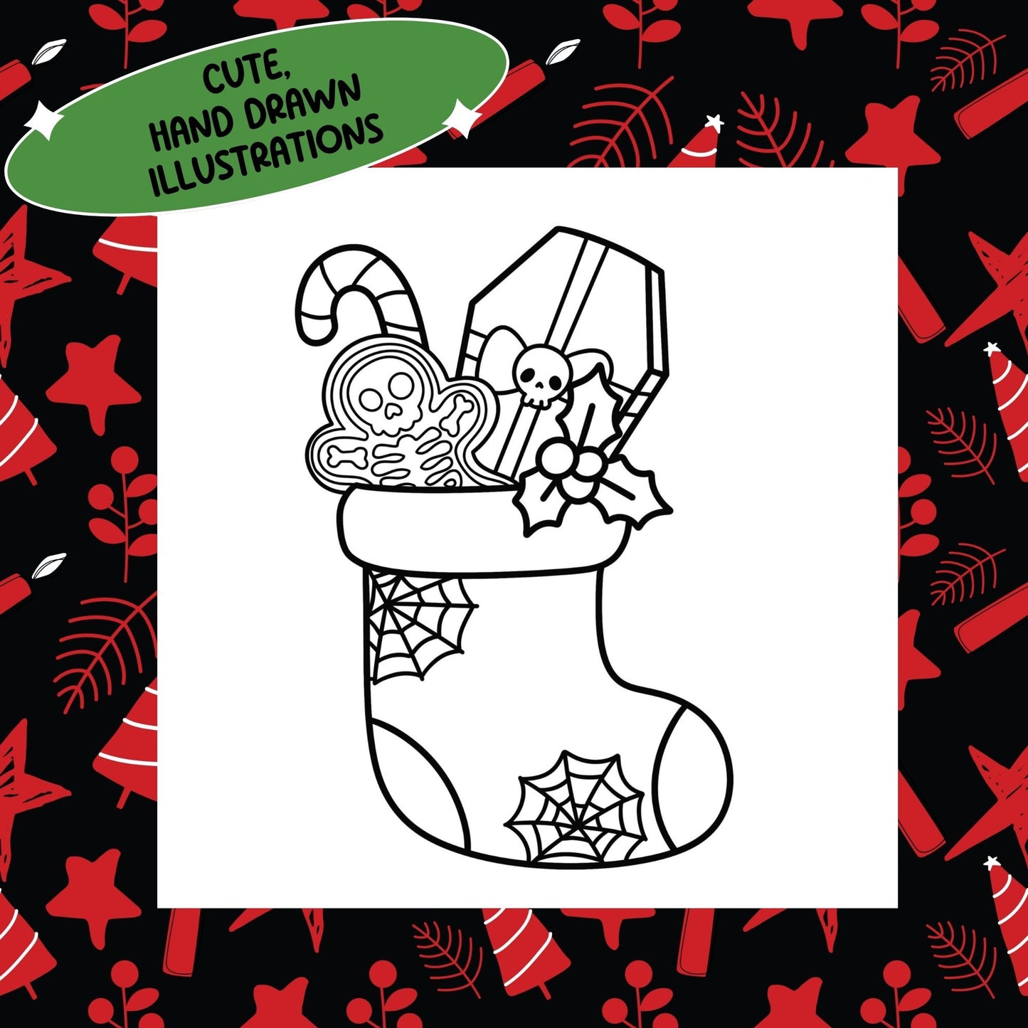 Seaon's Creepings PDF Coloring Book