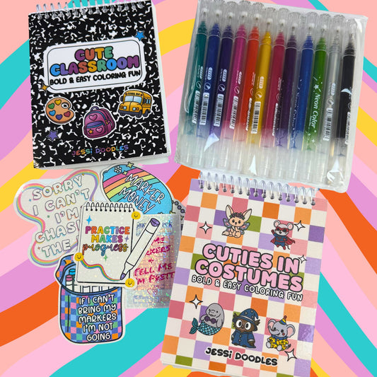 2 MINI Build Your Own Coloring Bundle