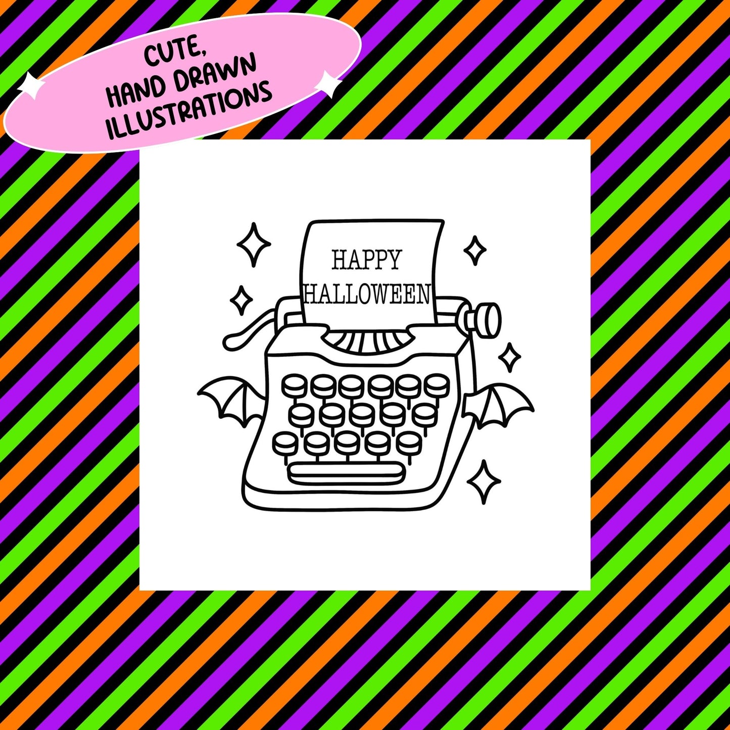 Spooky Season PDF Coloring Book