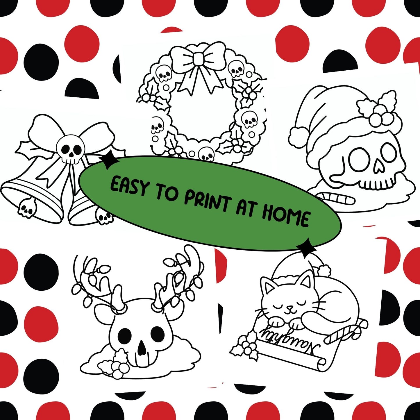 Seaon's Creepings PDF Coloring Book