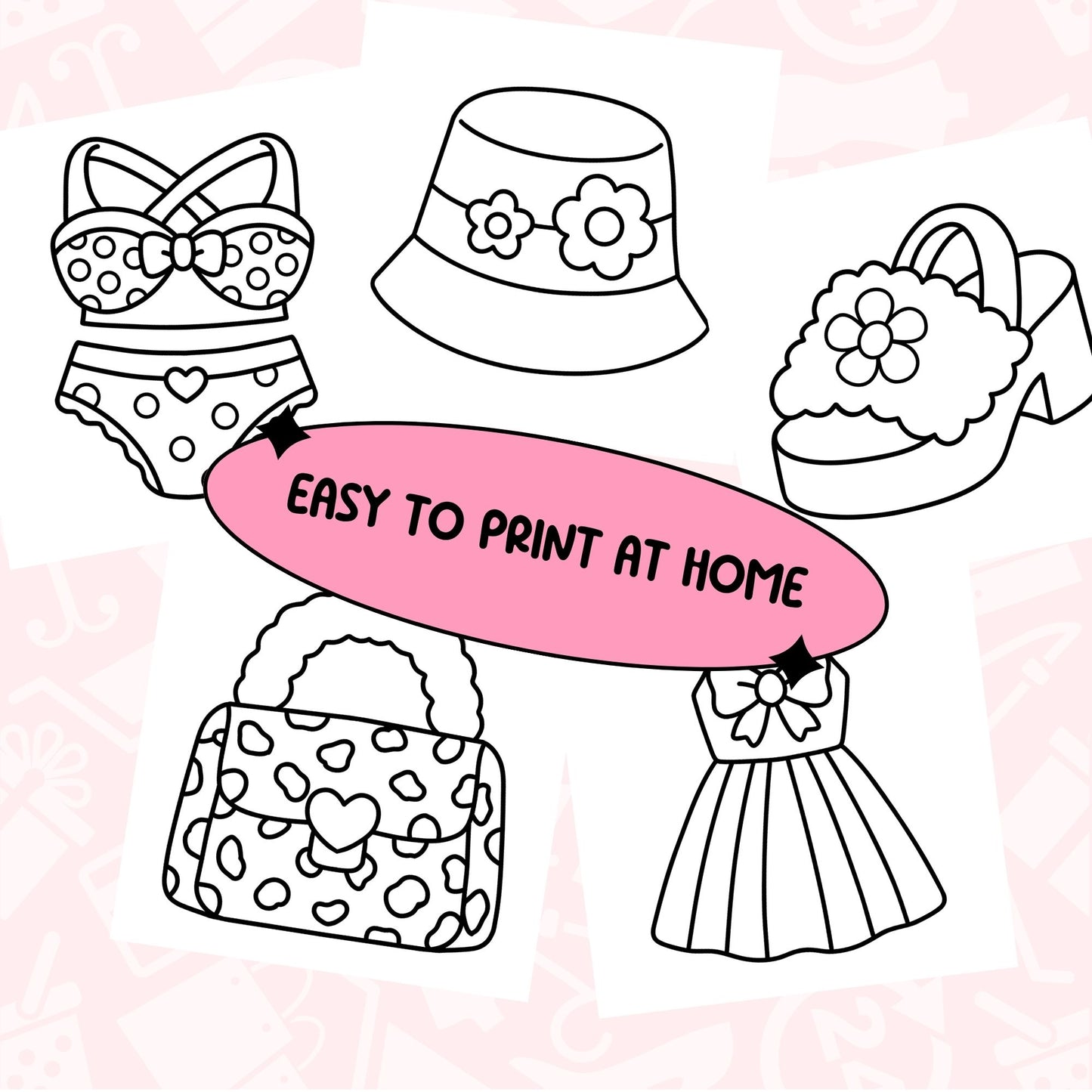 Sweet Style PDF Coloring Book