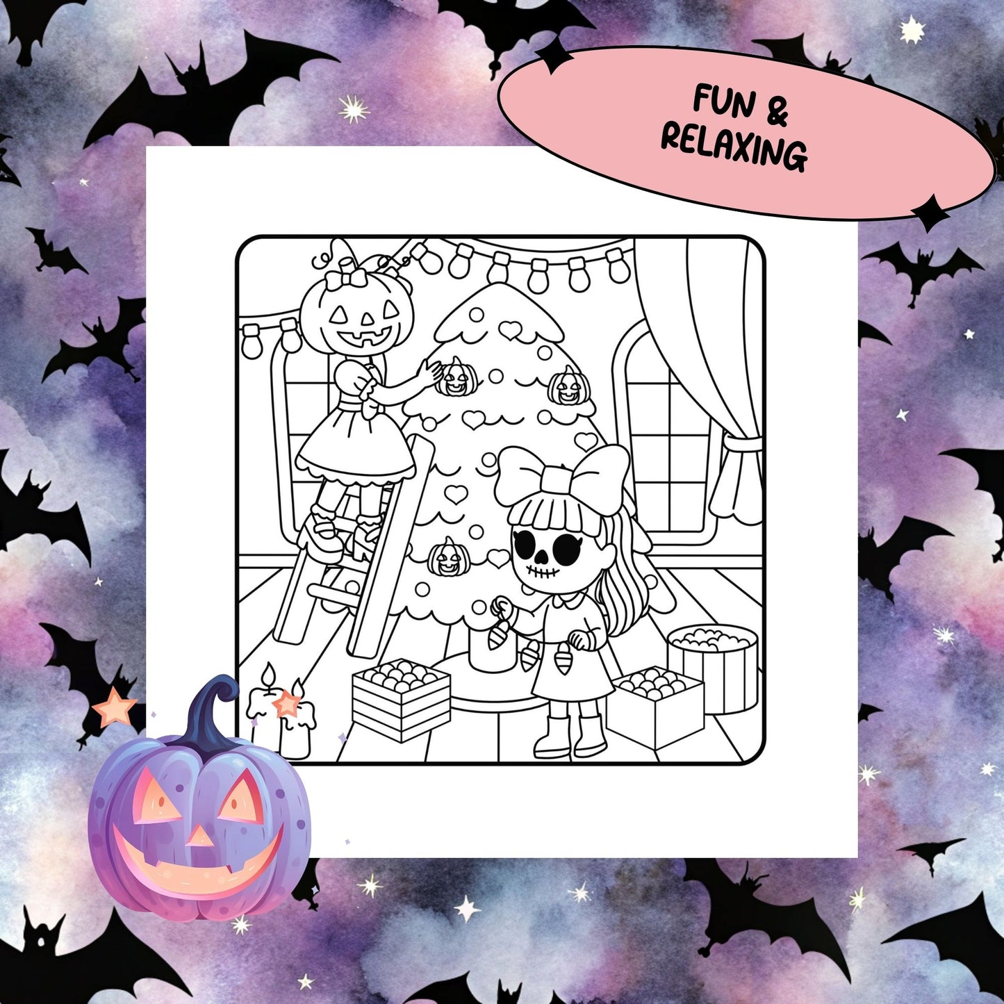 Ghoul's Day PDF Coloring Book