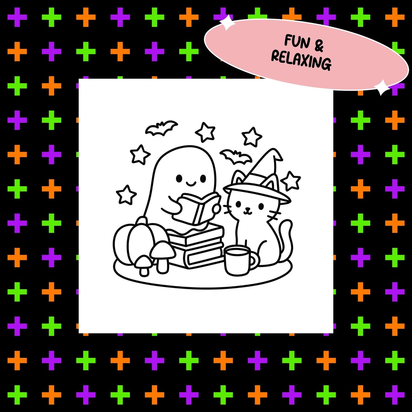 Spooky Season PDF Coloring Book