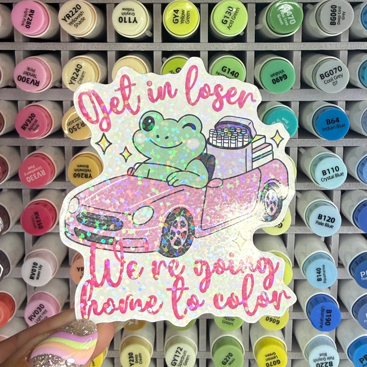Get in Loser Sticker