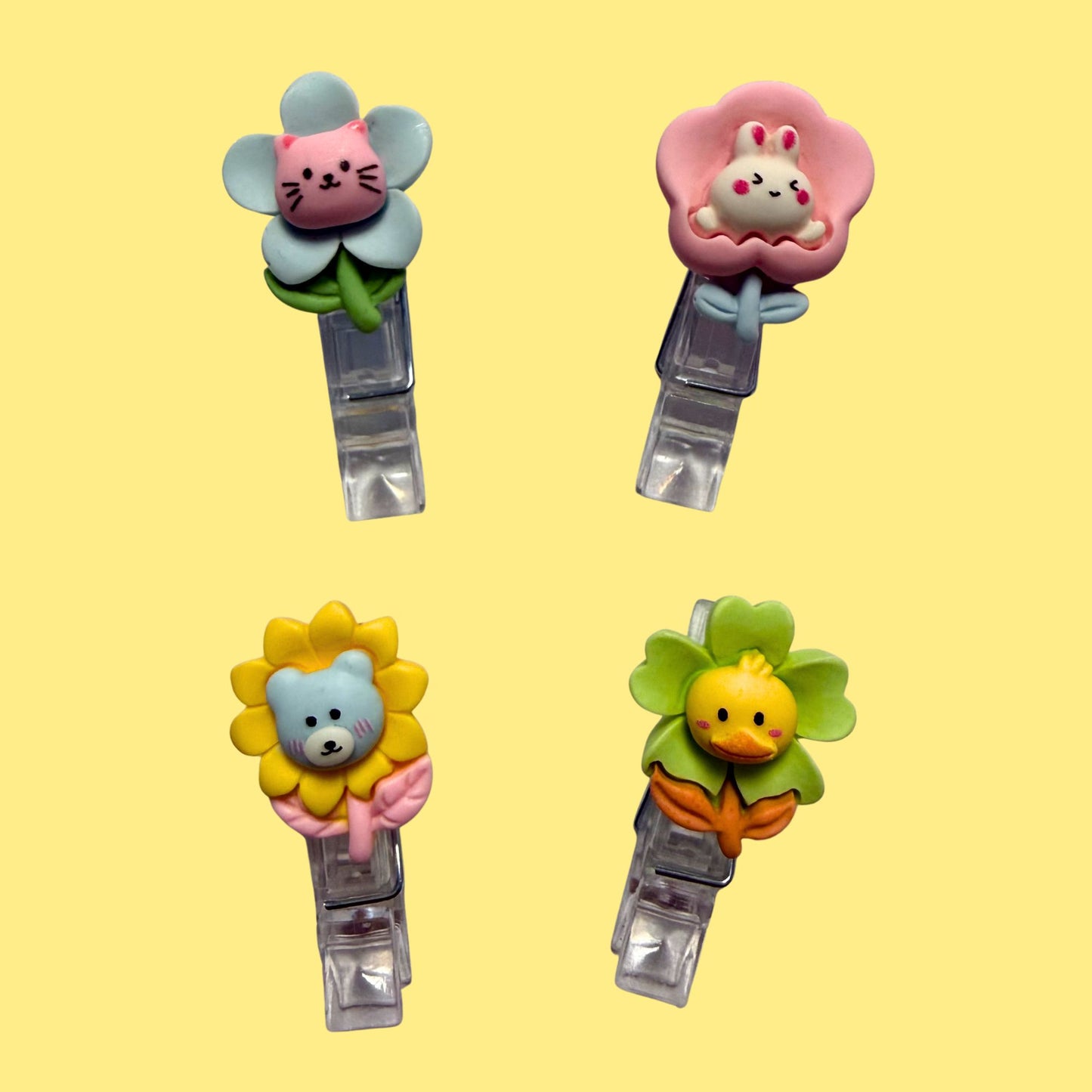 Flower Friends Page Clips