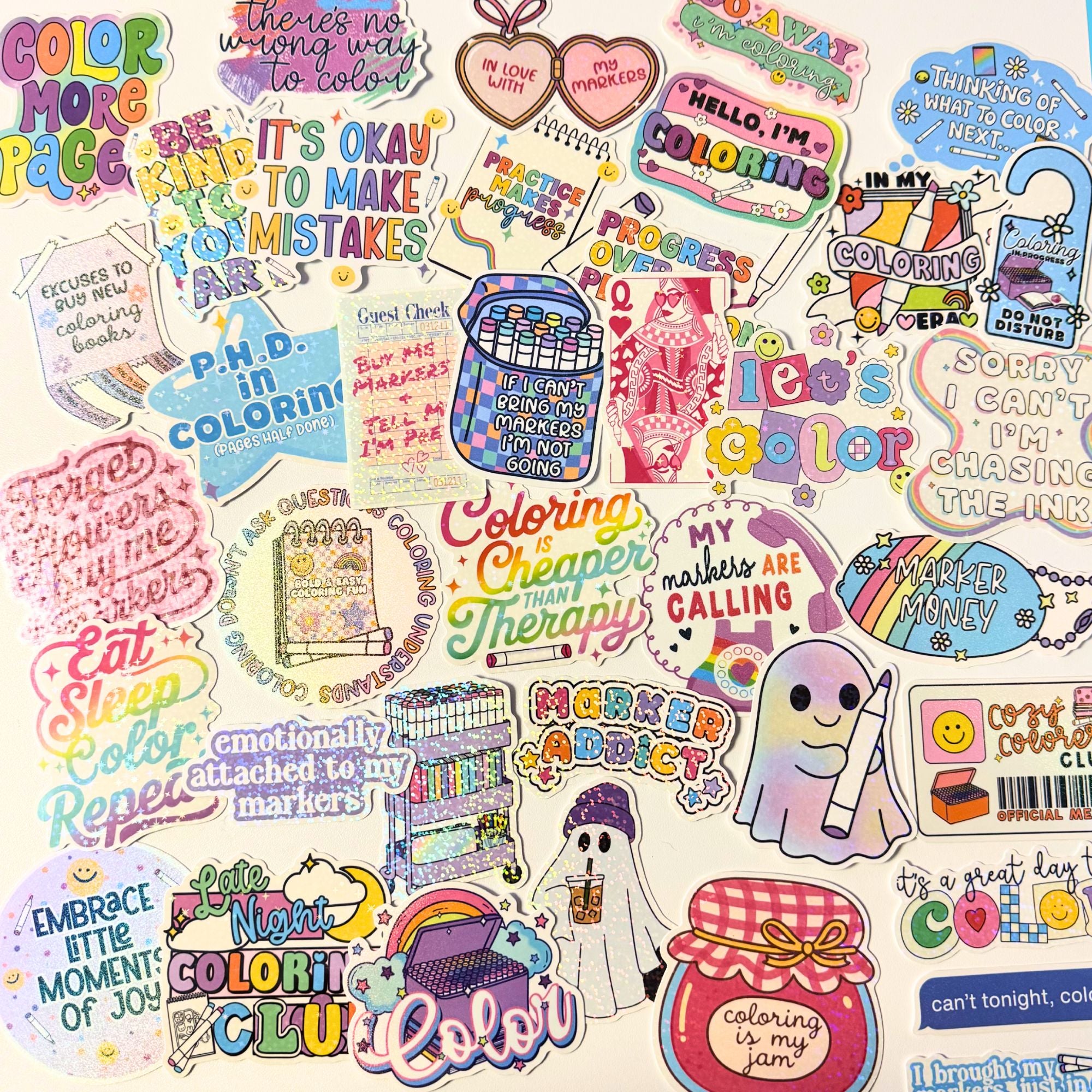 Coloring Stickers – Jessi Doodles