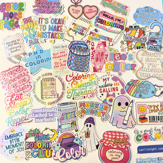 Coloring Stickers