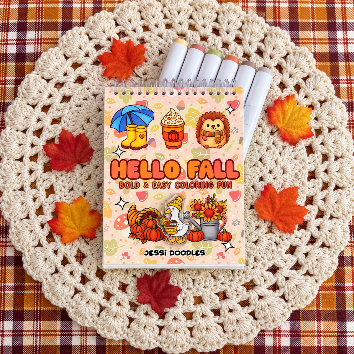 Hello Fall Mini Coloring Bundle