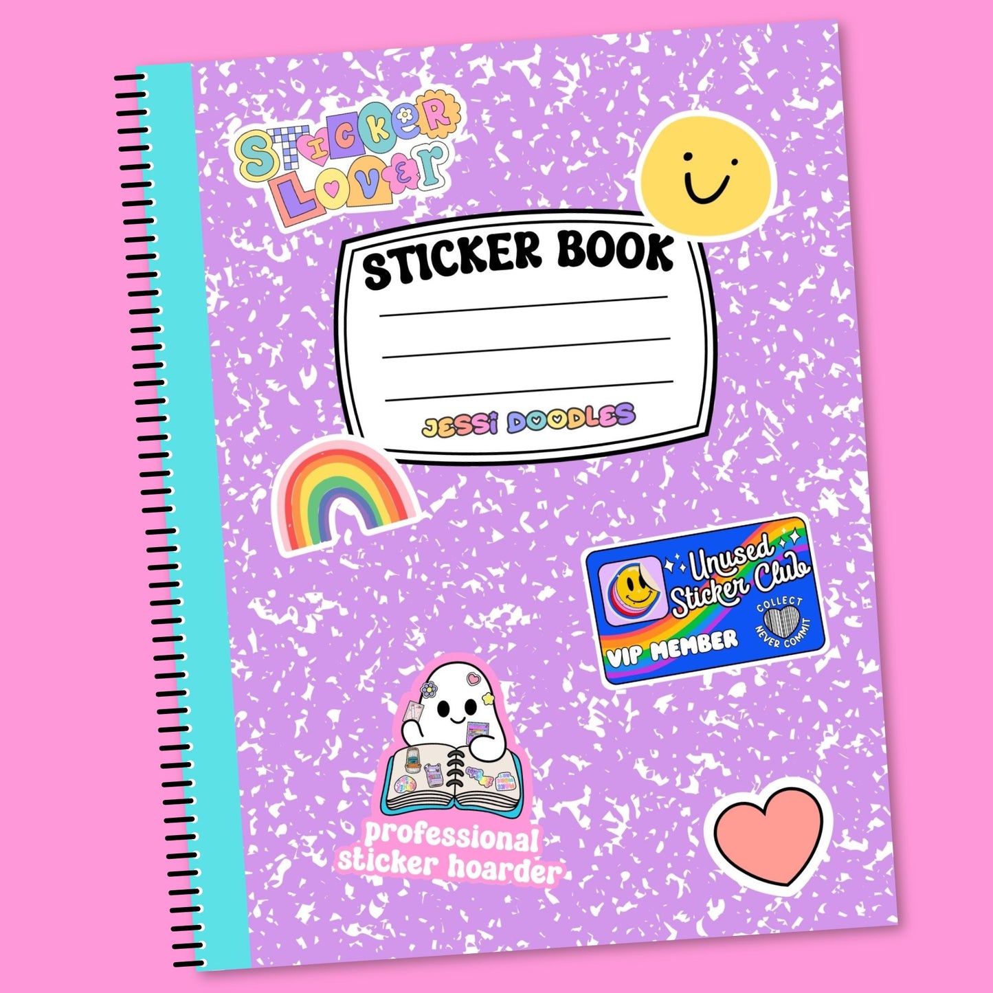 Sticker Album with Reusable Pages